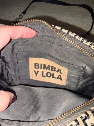 Bolso Bimba y Lola Mini Negro y Blanco