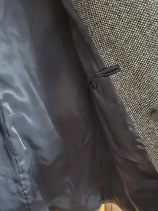 Abrigo tweed gris hombre talla 48