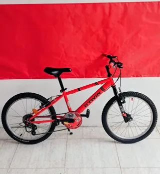 Bicicleta Infantil Roja B'TWIN de 20