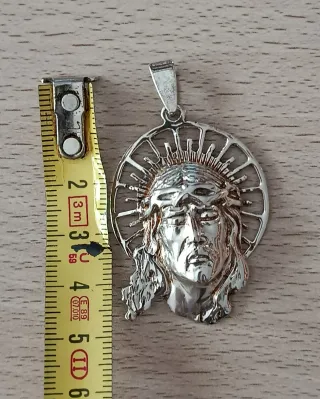 Colgante Plata cabeza de Jesús