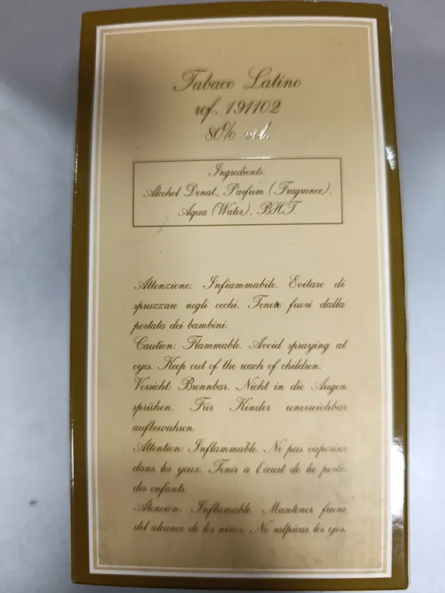 Tabaco Latino Mavive Venecia fragancia 100 v. Men