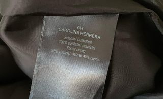 Vestido Fiesta Carolina Herrera Blanco y Negro