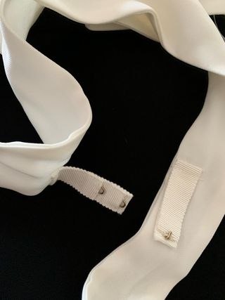 Vestido Fiesta Carolina Herrera Blanco y Negro