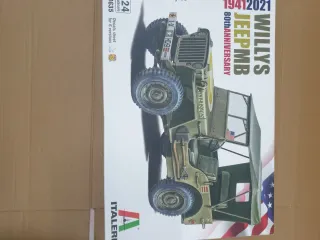 Maqueta Italeri Willys Jeep MB 1:24