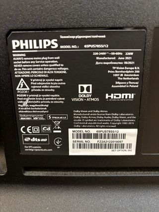TV Philips 65 UHD 4k