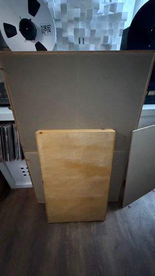 Paneles acústicos caseros con cartón alveolar (2)