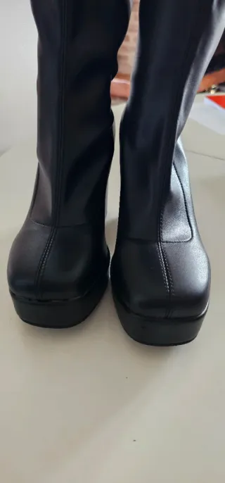 Botas Bershka Negras Talla 38