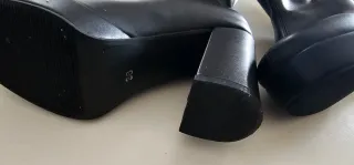 Botas Bershka Negras Talla 38