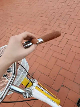 Bicicleta Pinarello Vintage Blanca y Amarilla