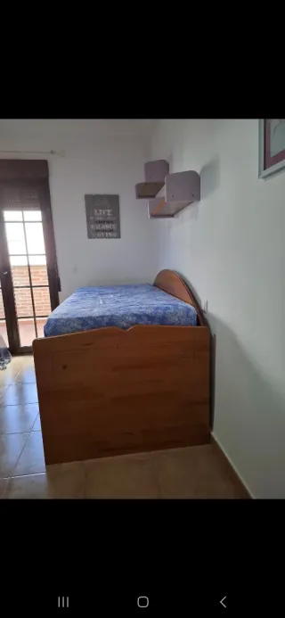 Dormitorio juvenil madera roble cama nido