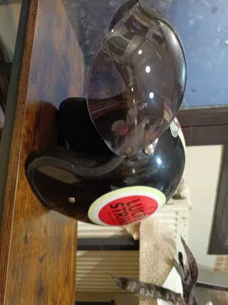 Casco Moto Vintage Lucky Strike