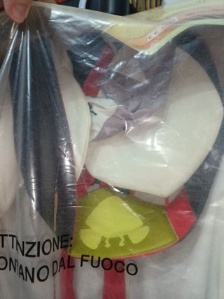 Disfraz vintage precintado Moto ratones de marte