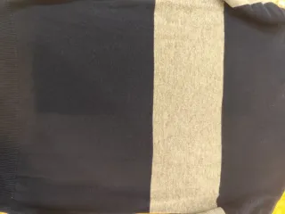 Maglioncino bimbo blu e grigio