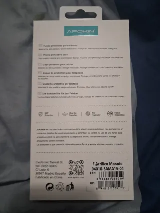 Funda Samsung A15 5G Transparente