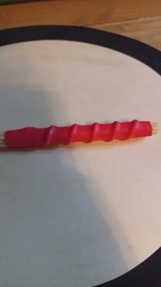 Baqueta bodhran roja