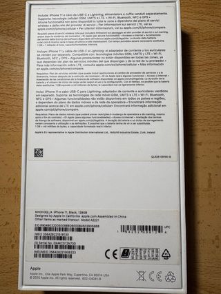 iPhone 11 negro 128GB buen estado