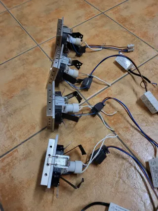 4 Focos LED Doble Acero Inoxidable