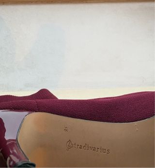 Botines elásticos granate