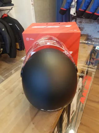 Casco de moto Jet Ls2 Sphere II negro mate.