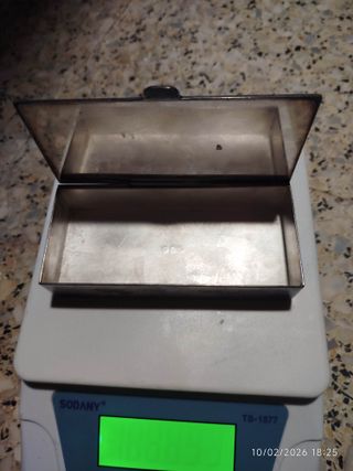 Cajita de plata decorada con barco - 193g