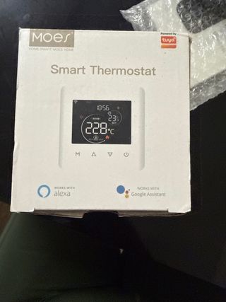 Termostato Inteligente Moes con Alexa y Google