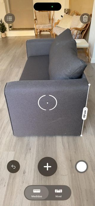 Sofá cama 2 plazas gris