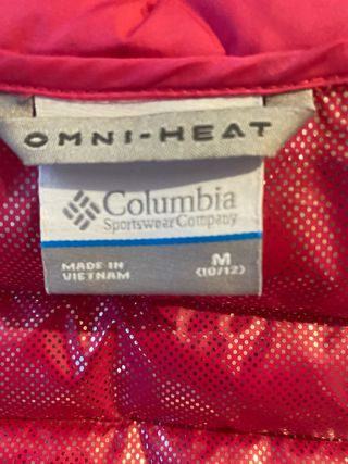 Chaqueta Columbia Niña Talla M (10-12 años)