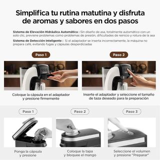 NUEVO! Cafetera Cápsulas 4 en 1 Nespresso, dolce