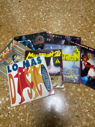 Lote 7 Vinili Doppi Compilation Dance Electro