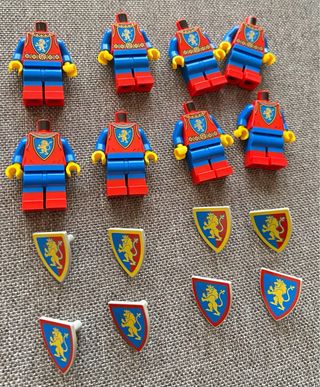 Lego originales Caballeros del León incompletos