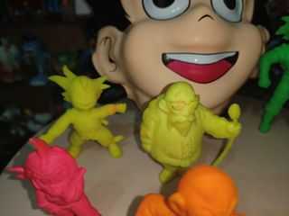 Lote Figuras Goma Dragon Ball + Careta Años 90