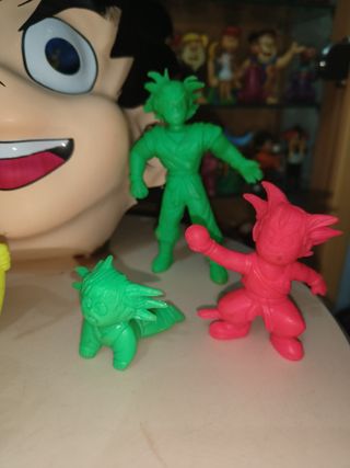 Lote Figuras Goma Dragon Ball + Careta Años 90