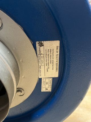 VENTILADOR CASALS CENTRIFUGO MA31 T2-2 CV 220/380