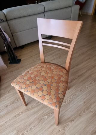 Dos mesas y 6 sillas comedor cerezo