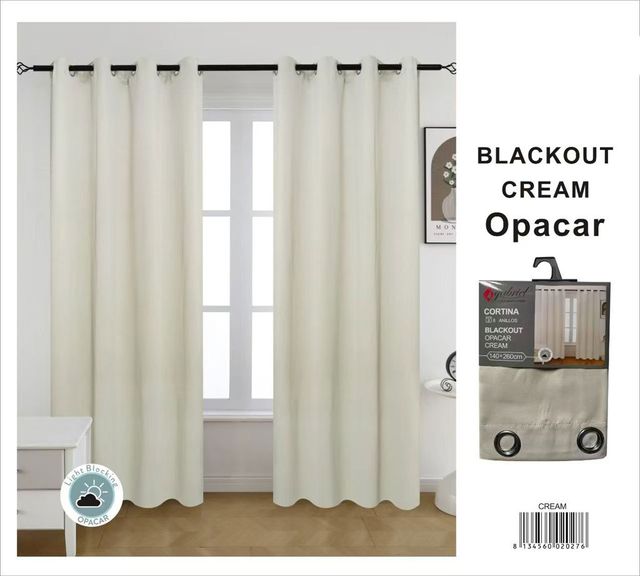 Confezione da 2 Tende Opacar 8 Anello 140x260cm