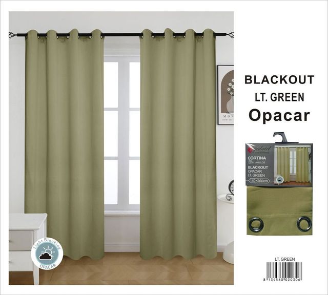 Confezione da 2 Tende Opacar 8 Anello 140x260cm