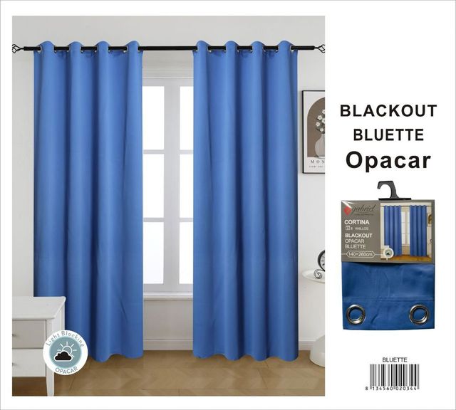Confezione da 2 Tende Opacar 8 Anello 140x260cm