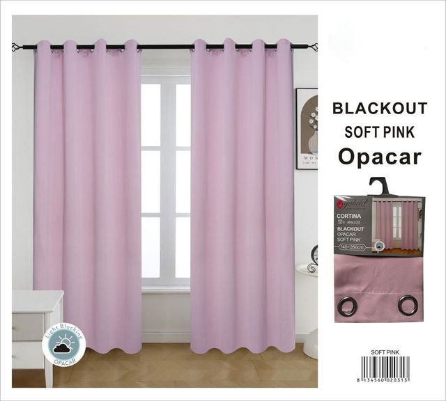 Confezione da 2 Tende Opacar 8 Anello 140x260cm