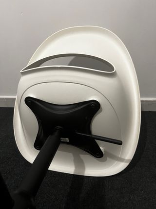 Silla de oficina blanca