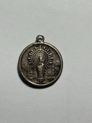 Medalla Plata Virgen del Pilar Jesús