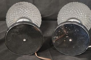 Coppia lampada tavolo Art Deco vintage anni '70