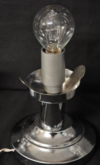 Coppia lampada tavolo Art Deco vintage anni '70