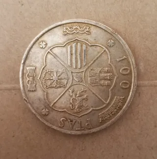 Moneda 100 Pesetas Plata 1966 Franco Caudillo