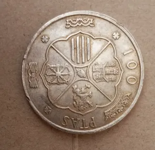 Moneda 100 Pesetas Plata 1966 Franco Caudillo