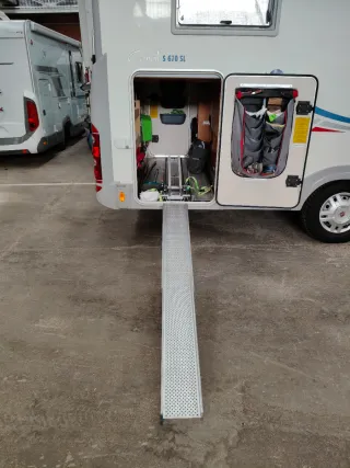 Rampa telescópica para moto aluminio