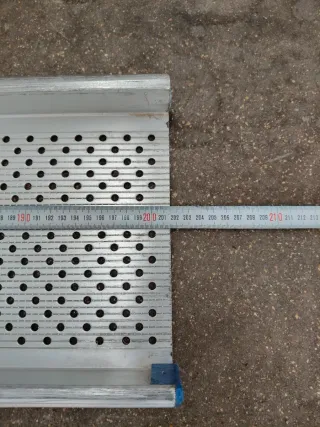 Rampa telescópica para moto aluminio