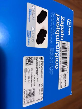 Zapato Postquirúrgico PRIM Negro