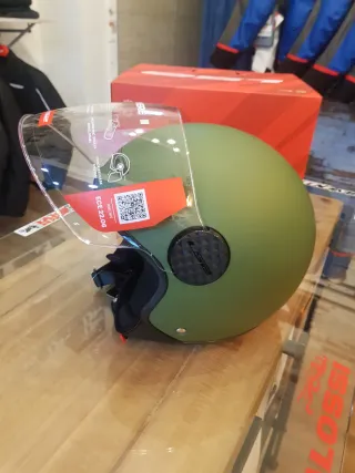 Casco de moto jet Ls2 Sphere II Verde militar.