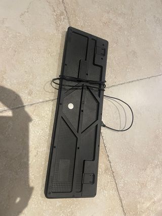 Teclado Alámbrico Samba Azul y Negro