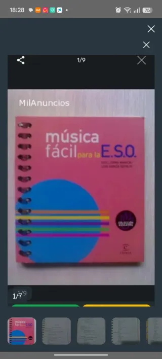 Libro Música Fácil para la E.S.O.